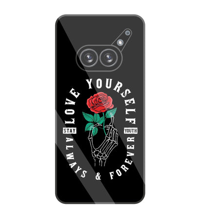 Stay Youth Love Glass Case For Nothing Phone 2A