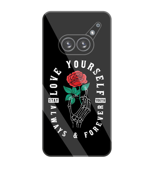 Stay Youth Love Glass Case For Nothing Phone 2A