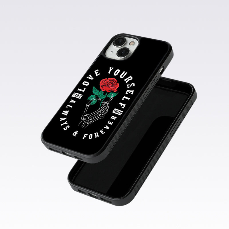 Stay Youth Love Glass Case For Oneplus 12R