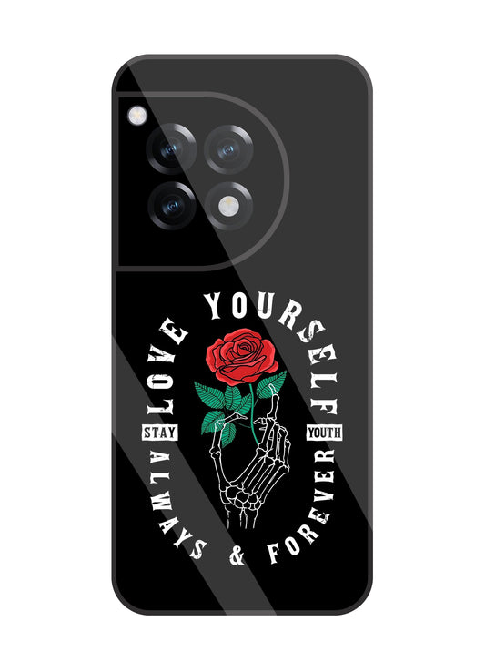 Stay Youth Love Glass Case For Oneplus 12R