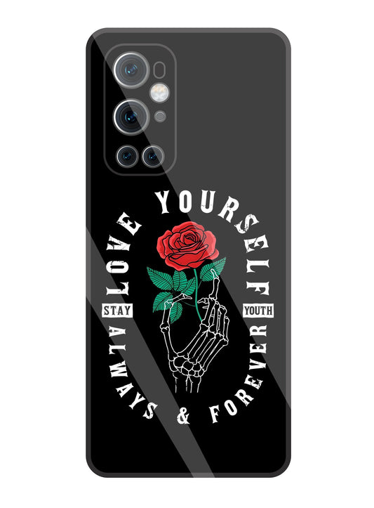 Stay Youth Love Glass Case For Oneplus 9 Pro