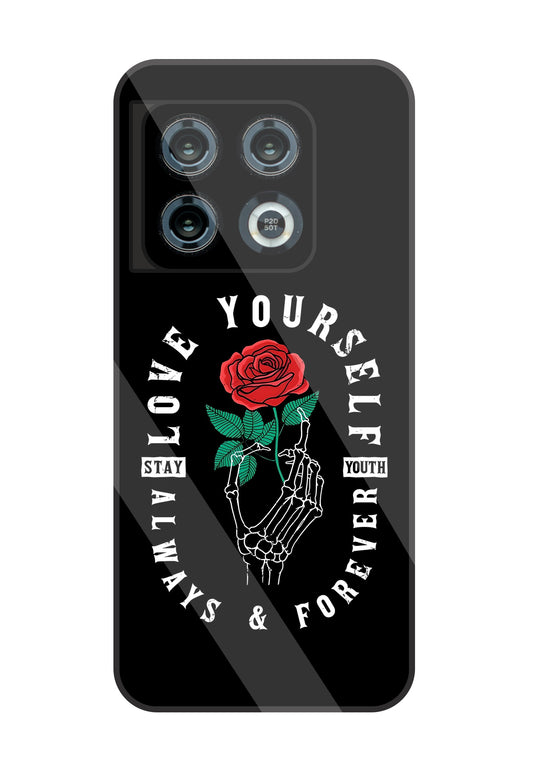 Stay Youth Love Glass Case For OnePlus 10 Pro