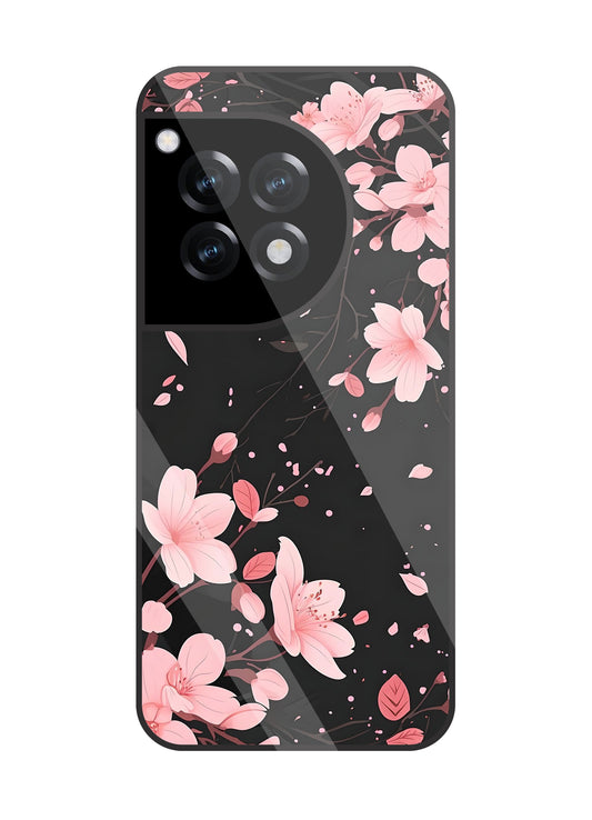 Summer Flowers Glass Case For Oneplus 12R
