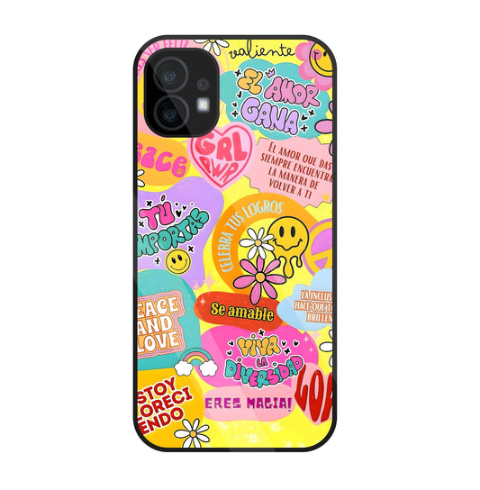 Sunflower Vibes Glass Case For Nothing Phone 1
