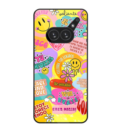 Sunflower Vibes Glass Case For Nothing Phone 2A