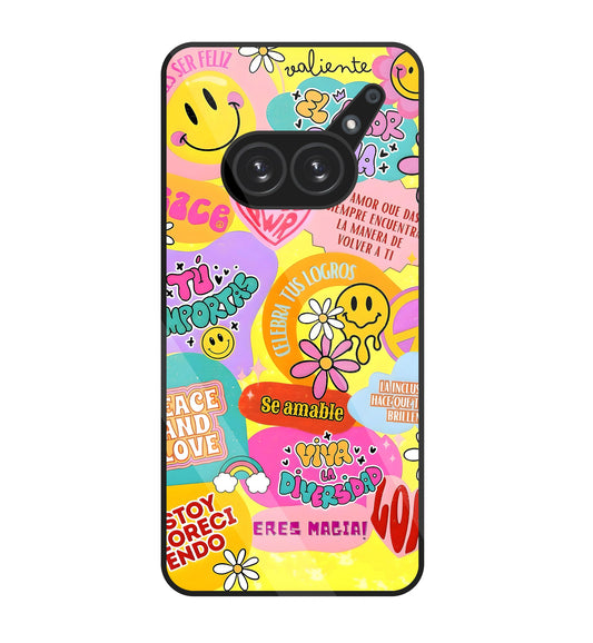Sunflower Vibes Glass Case For Nothing Phone 2A