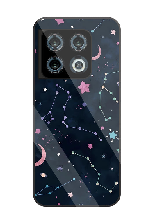 Symbol Of Stars Glass Case For OnePlus 10 Pro
