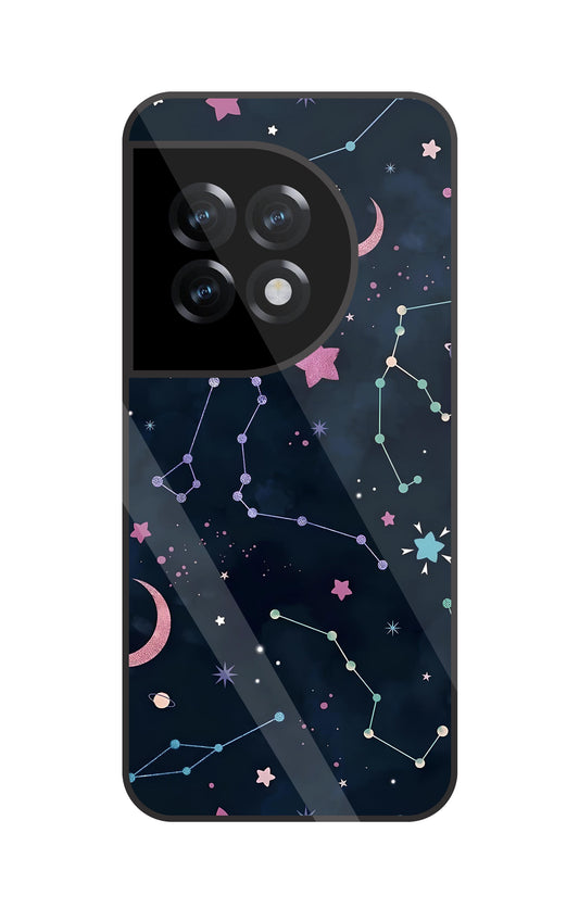 Symbol Of Stars Glass Case For OnePlus 11R