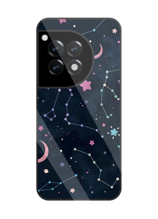 Symbol Of Stars Glass Case For OnePlus 12R
