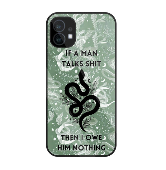 Talk Shit Glass Case For Nothing Phone 1