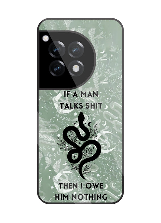 Talk Shit Glass Case For OnePlus 12R