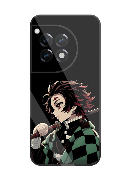Tanjiro Kamado Glass Case For Oneplus 12R