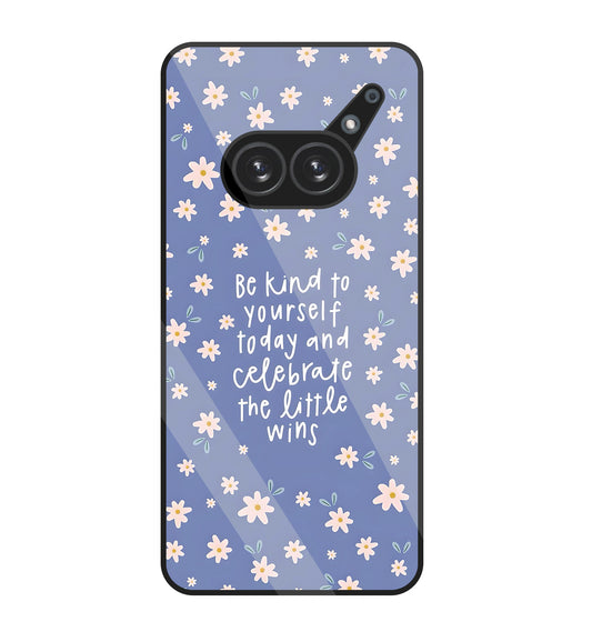 The Little Wine Flower Glass Case For Nothing Phone 2A