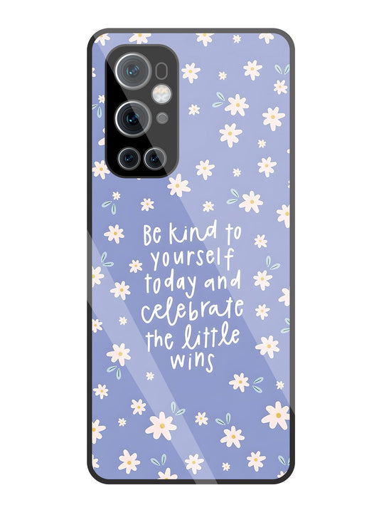 The Little Wine Flower Glass Case For Oneplus 9 Pro