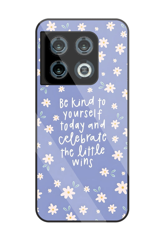 The Little Wine Flower Glass Case For OnePlus 10 Pro