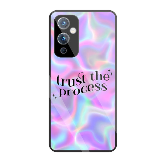 Trust The Process Glass Case For Oneplus 9