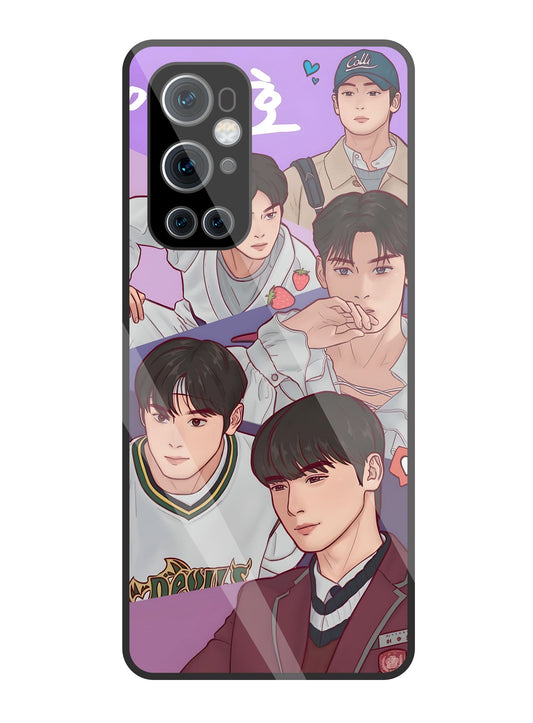 Ture Beauty K Drama Glass Case For Oneplus 9 Pro