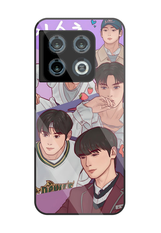 Ture Beauty K Drama Glass Case For OnePlus 10 Pro