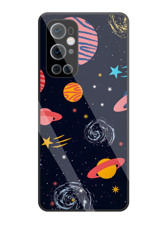 Universe In Space Glass Case For Oneplus 9 Pro