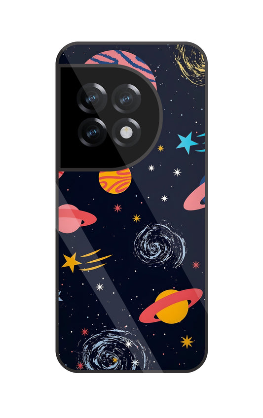 Universe In Space Glass Case For Oneplus 11R