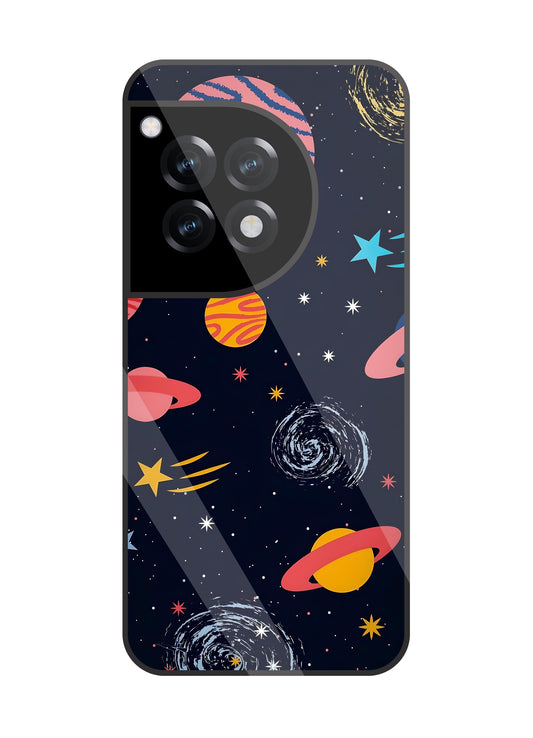 Universe In Space Glass Case For Oneplus 12R