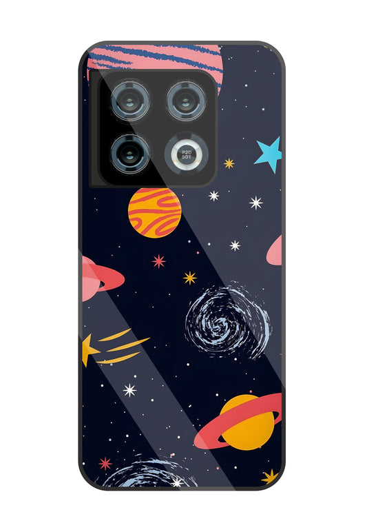 Universe In Space Glass Case For OnePlus 10 Pro