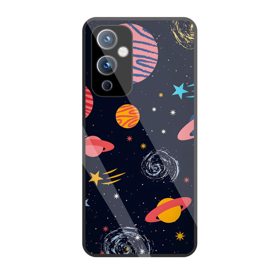 Universe In Space Glass Case For Oneplus 9