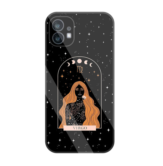 Virgo Black Glass Case For Nothing Phone 1