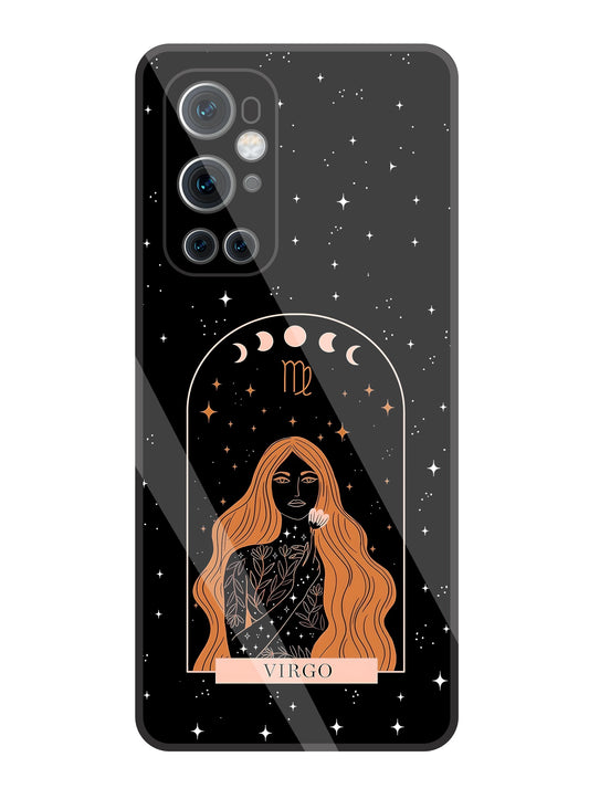 Virgo Black Glass Case For Oneplus 9 Pro