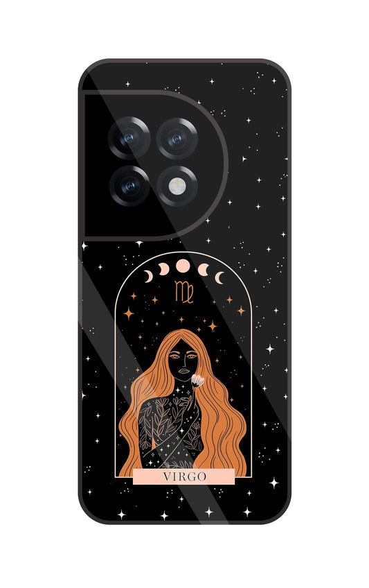 Virgo Black Glass Case For Oneplus 11R