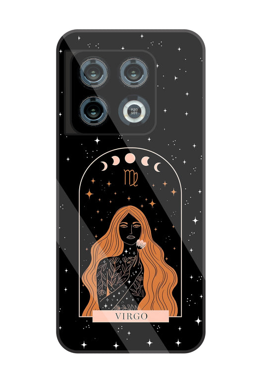 Virgo Black Glass Case For OnePlus 10 Pro