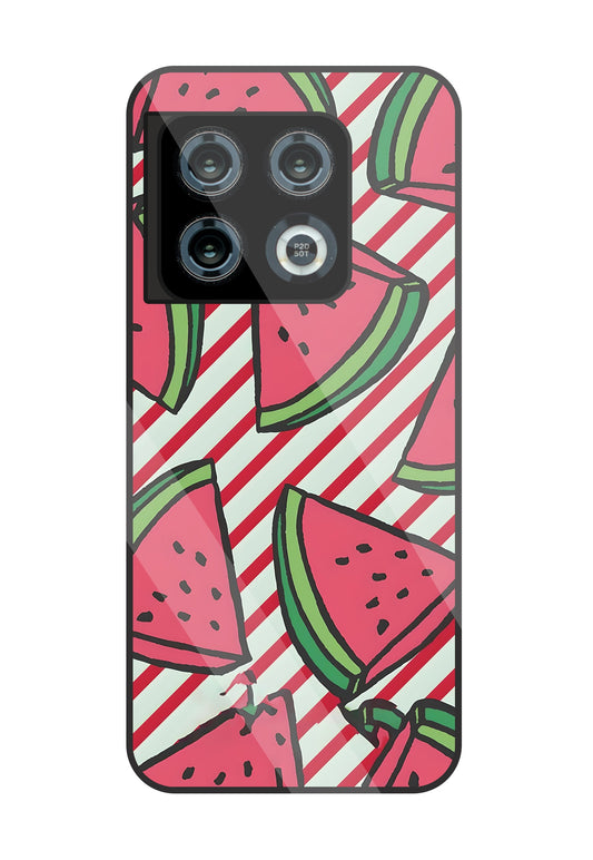 Watermelon Glass Case For OnePlus 10 Pro