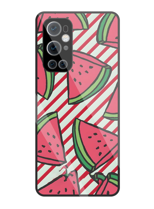 Watermelon Glass Case For Oneplus 9 Pro
