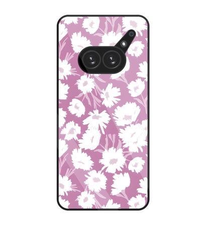 White Sunflower Glass Case For Nothing Phone 2A
