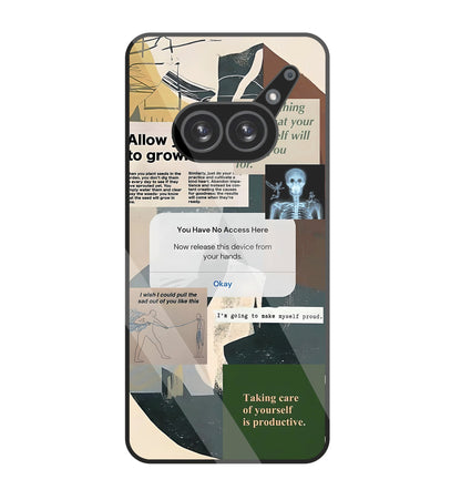 Yourself To Grow Glass Case For Nothing Phone 2A
