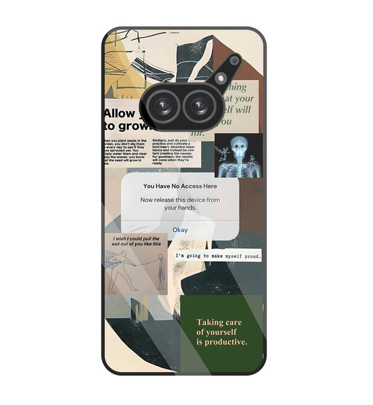 Yourself To Grow Glass Case For Nothing Phone 2A