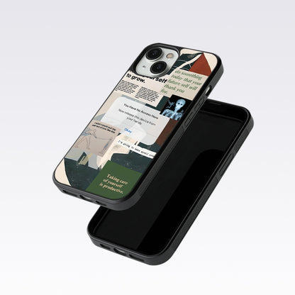 Yourself To Grow Glass Case For OnePlus 12R