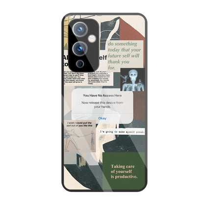 Yourself To Grow Glass Case For OnePlus 9