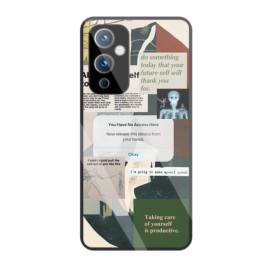 Yourself To Grow Glass Case For OnePlus 9