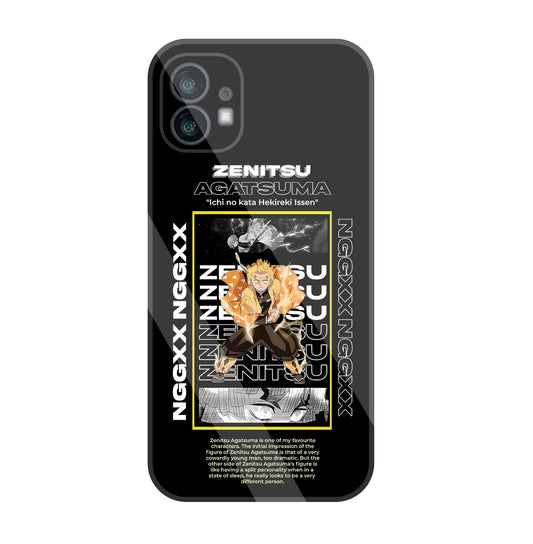 Zenitsu Anime Glass Case For Nothing Phone 1