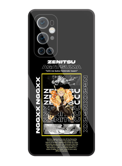 Zenitsu Anime Glass Case For OnePlus 9 Pro