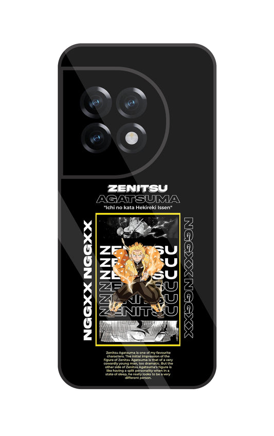 Zenitsu Anime Glass Case For OnePlus 11R