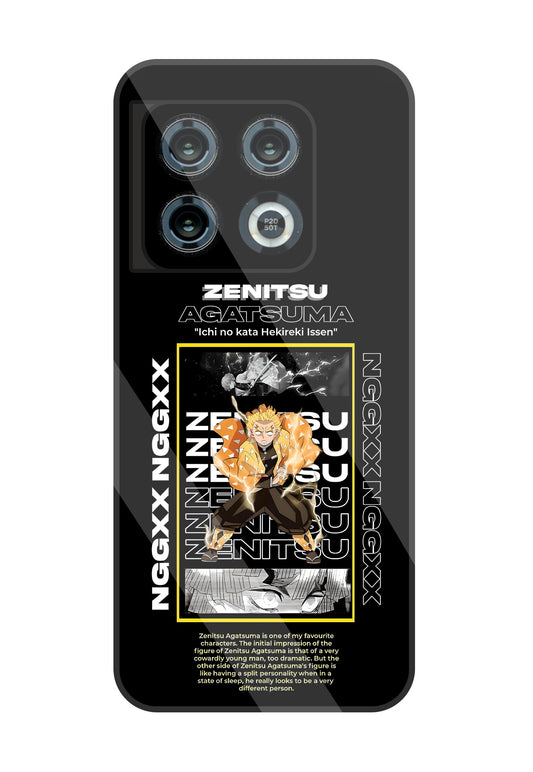 Zenitsu Anime Glass Case For OnePlus 10 Pro