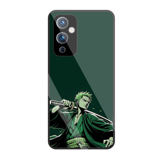 Zoro Anime Glass Case For OnePlus 9
