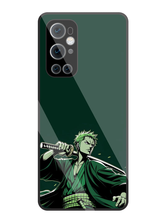 Zoro Anime Glass Case For OnePlus 9 Pro