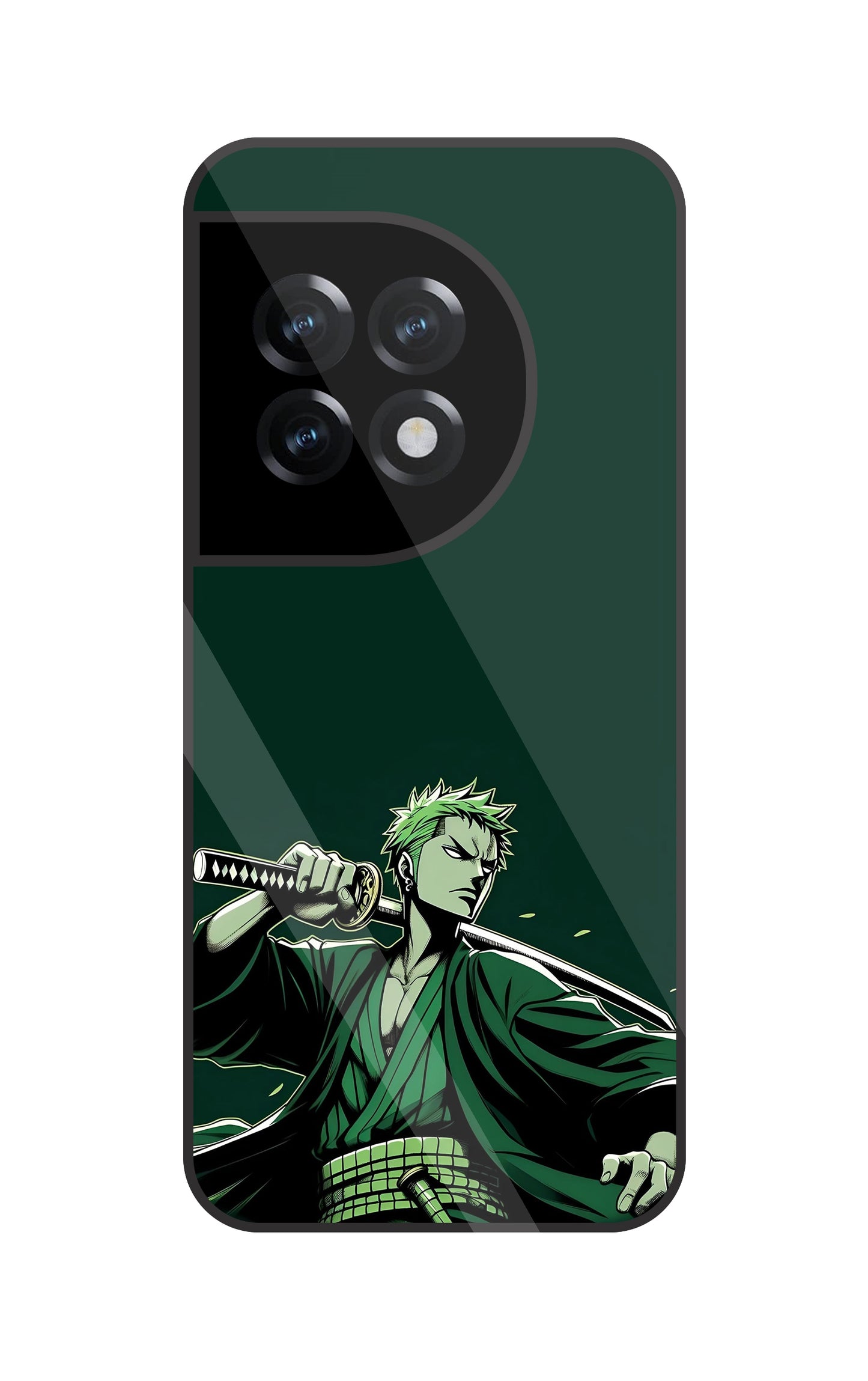 Zoro Anime Glass Case For OnePlus 11R