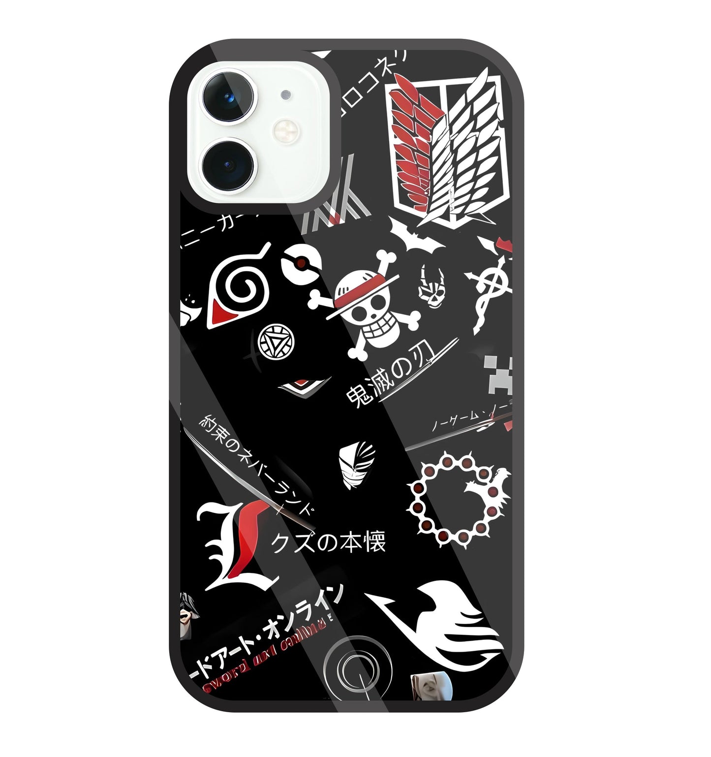 Anime Mashup  Glass Case For Apple iPhone 11