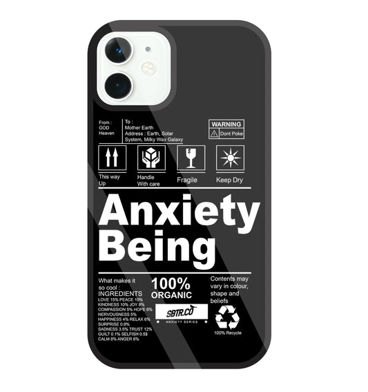 Anxiety Being Glass Case For Apple iPhone 11