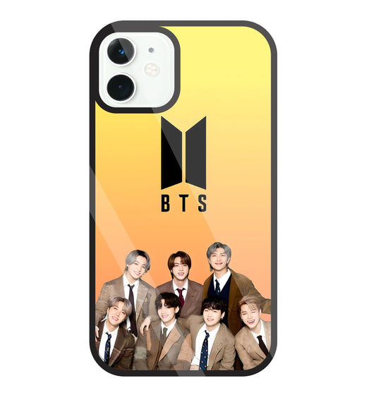 BTS Crew Glass Case For Apple iPhone 11