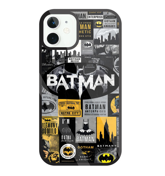 Batman Mashup Glass Case For Apple iPhone 11